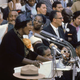 Mahalia Jackson sings at the 1963 March on Washington. (Bob Parent/Getty Images)